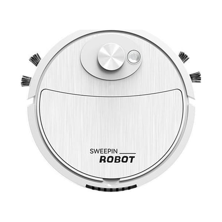 Mfigree Unique Design Robot Vacuum Cleaner - Sweeping Robot - Automatic Vacuum Robot - Ultra Slim Quiet - Cleans Hard Floors to Medium Pile Carpets - Integral Memory Multiple Cleaning Modes