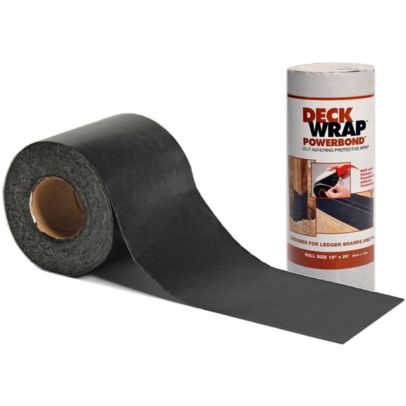 Mfm Building Products PowerBond DeckWrap, 12" X 25' Deck Flash Barrier