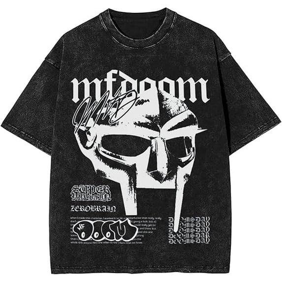 Mfs Rapper Music Merch Dooms Shirt Vintage Graphic T Shirt Hip Hop Unisex Concert Tee