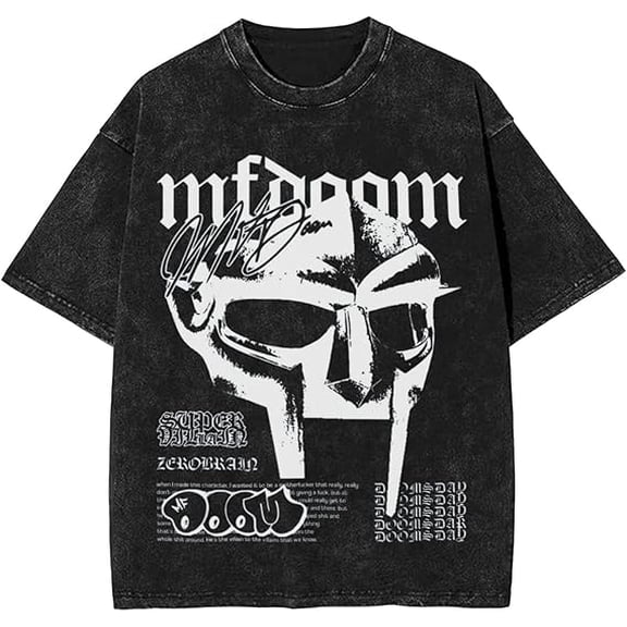 Mfs Rapper Music Merch Dooms Shirt Vintage Graphic T Shirt Hip Hop Unisex Concert Tee