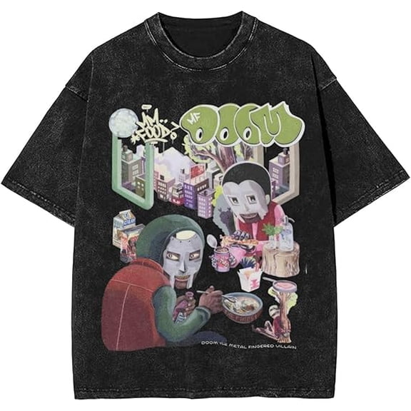 Mfs Rapper Music Merch Dooms Shirt Vintage Graphic T Shirt Hip Hop Unisex Concert Tee