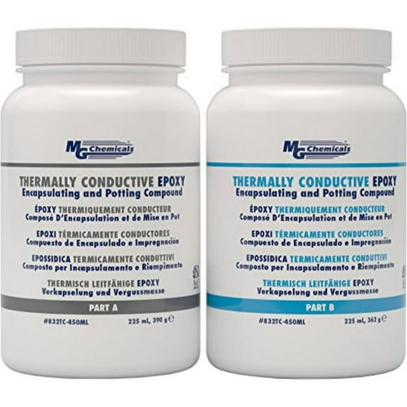 Mg Chemical 832TC-450ML Thermally Conductive Black Epoxy Encapsulating and Potting Compound