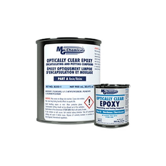 Mg Chemicals 8322-1 Opticallly Clear Epoxy