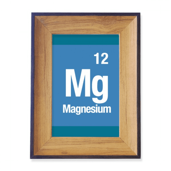 Mg Magnesium Checal Element chem Photo Frame Exhibition Display Art Desktop Painting