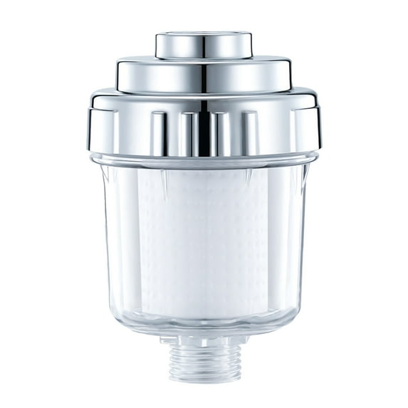 Mgaxud 15-Stage Shower Head Filter for Hard Water with Replaceable Cartridges - Removes Fluoride, Improves Skin Health, Easy Installation, Standard 1/2 Thread Type