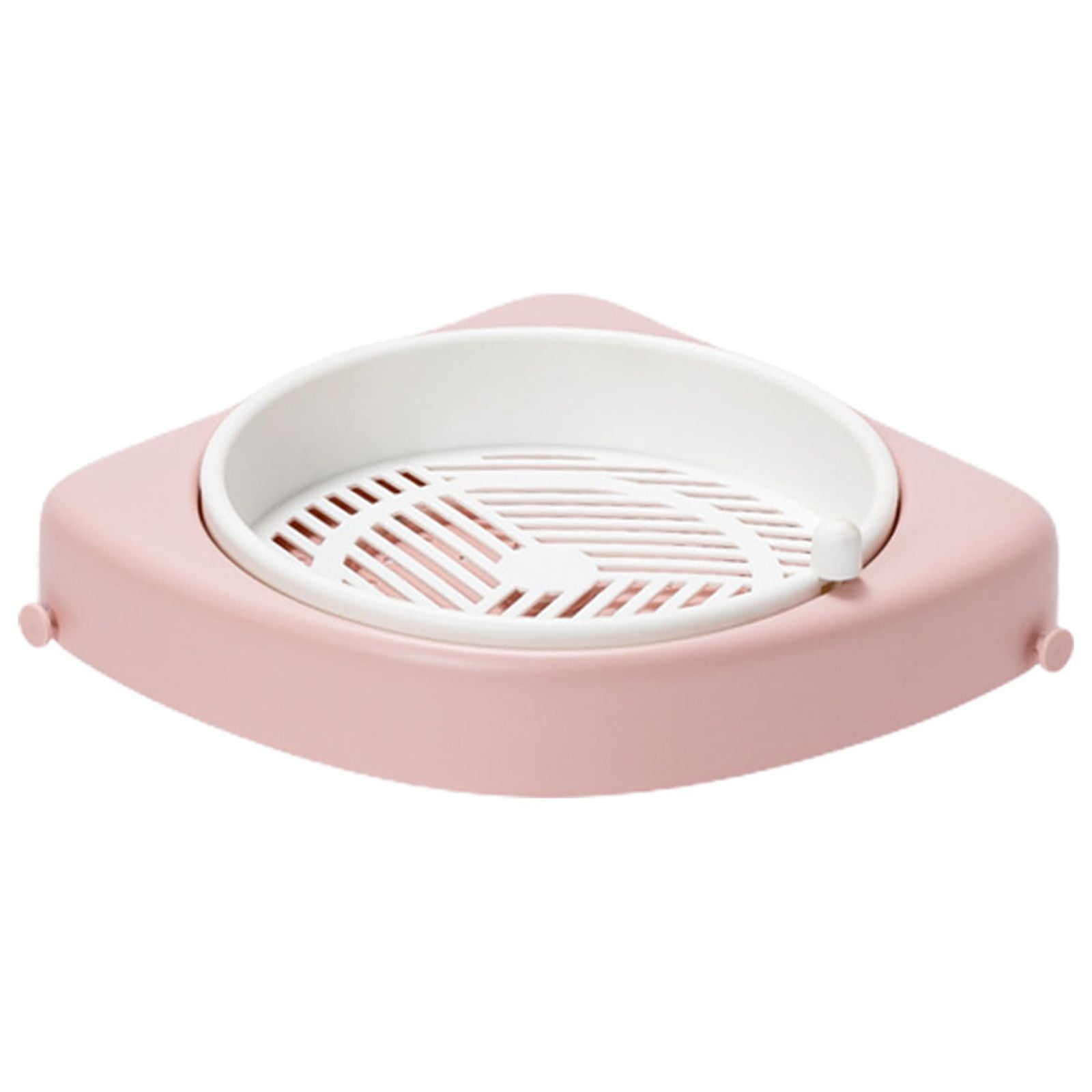 Mgaxud 360° Rotating Shower Caddy Corner NoDrilling, QuickDraining Bathroom Storage with