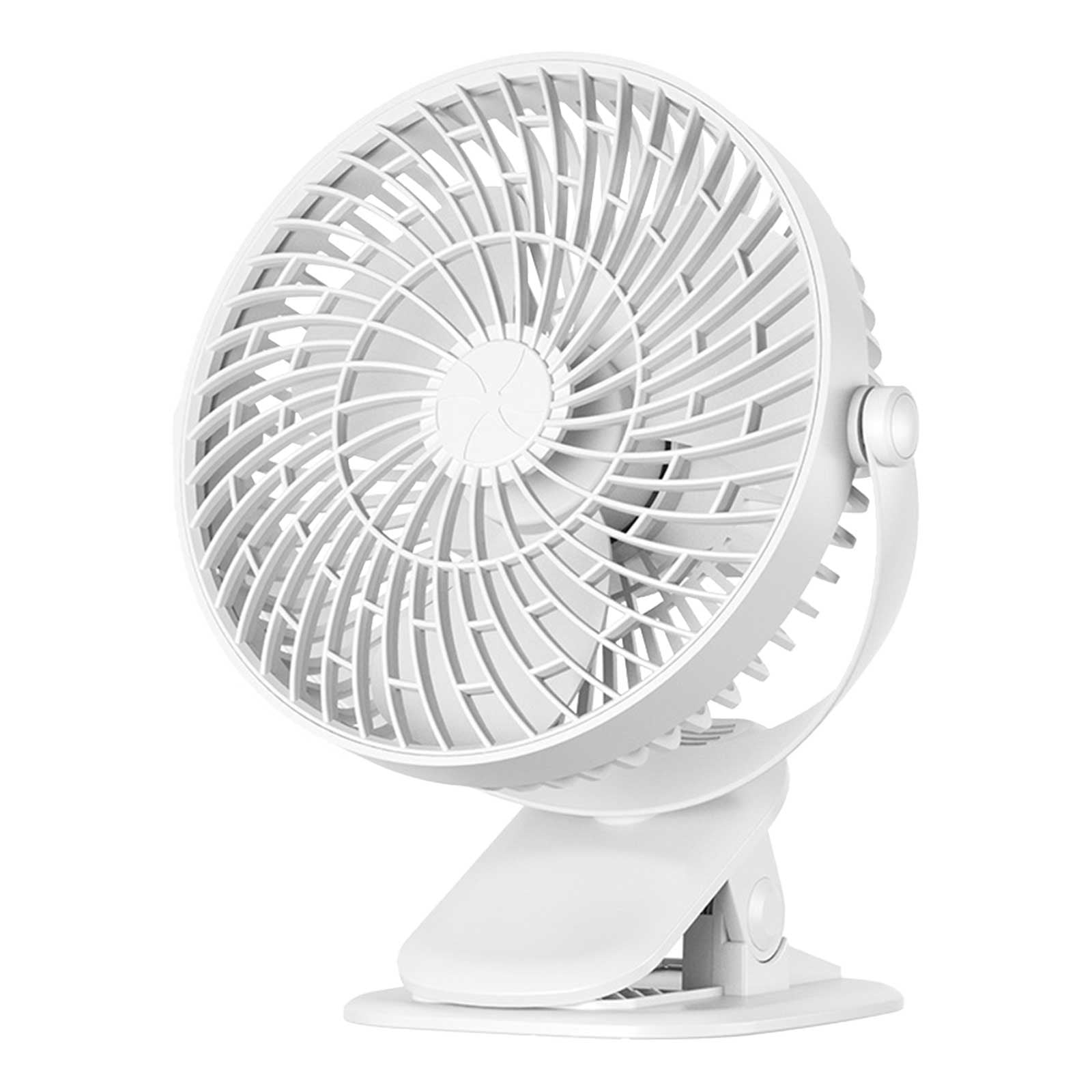 Mgaxud Clip-On Fan with 3 Speeds and Ultra-Quiet Operation, USB Powered ...