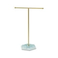 thumbnail image 1 of Mgaxud Modern T-Shape Jewelry Stand with Stone Base: Elegant Storage for Necklaces, Bracelets, and Earrings, 1 of 7