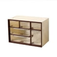 thumbnail image 1 of Mgaxud Stackable Drawer-Style Desktop Storage Box - Large Capacity Jewelry Cabinet with Partitions and Lid for Wide Range of Uses, 1 of 7