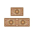 thumbnail image 1 of Mgaxud Two Piece Non-Slip Ethnic Kitchen Rug Set - Absorbent, Washable, Durable Floor Mats for Kitchen & Bathroom; Ergonomic Fatigue Resistance, Stain Resistant, Versatile Use, 1 of 6