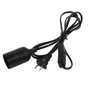 Mgaxyff 1Pc E27 Hanging Pendant Light Fixture Home Lamp Chandeliers Bulb Socket Holder Cord with Switch, Lamp Socket with wire switch,Hanging Lamp Socket