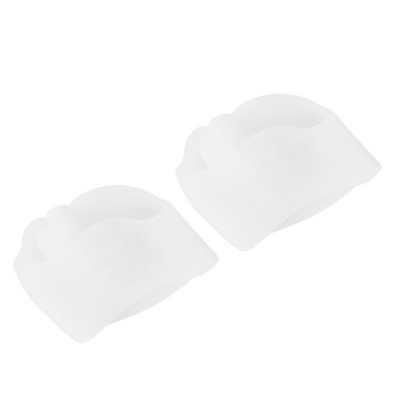 Mgaxyff 2PCS Silicone Gel Bunion Toe Separator Corrector Hallux Valgus Guard Foot Care H