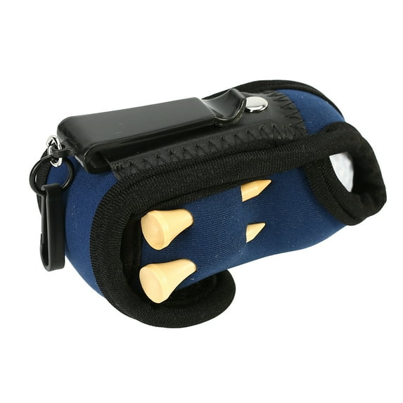 Mgaxyff 3 Colors Golf Ball Bag Holder Clip Utility Pouch Sports Golfing Accessories With Tees, Golf Balls Holder,Golf Ball Bag