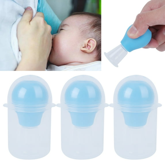 Mgaxyff 3pcs Pump Sucker Mother Correcting Protector Breast Feeding Tools