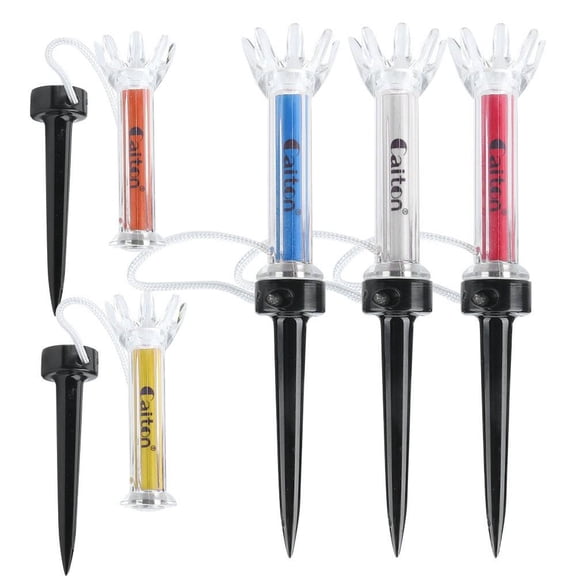 Mgaxyff 5Pcs 90mm/79mm Durable Flexible Magnetic Plastic Golf Tee Training Practice Tool Accessory, Plastic Golf Tee,Golf Tee