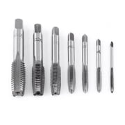 Mgaxyff 7pcs Metric Thread Steel Tapping Tool M3, M4, M5, M6, M8, M10, Screw Set