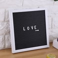 thumbnail image 1 of Mgaxyff 9.84x9.84inch Felt Letter Board,Message Felt Letter Board Sign Changeable Letters Numbers,Black, 1 of 8
