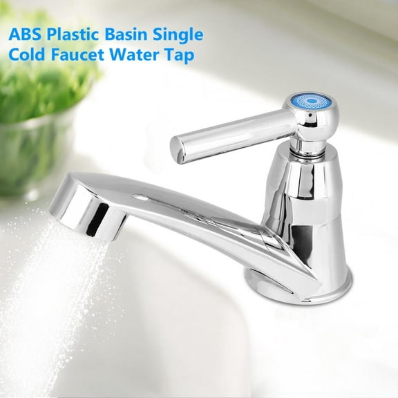 Mgaxyff ABS Plastic Single Cold Faucet Water Tap Bathroom Basin Kitchen Sink