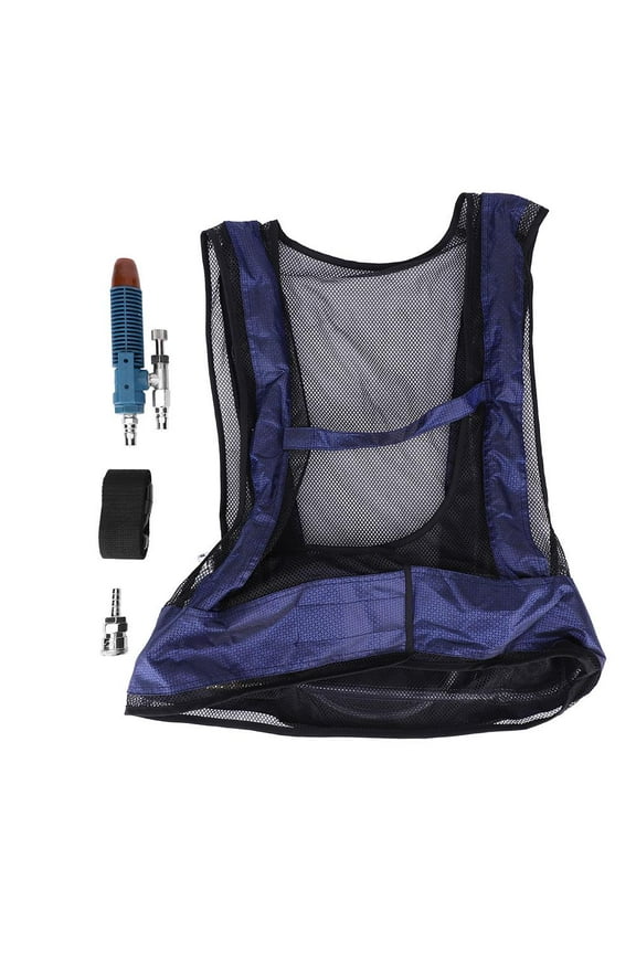 Air Conditioner Waistcoat, Welding Steel Air Compressed Cooling Vest Vortex Tube Waistcoat