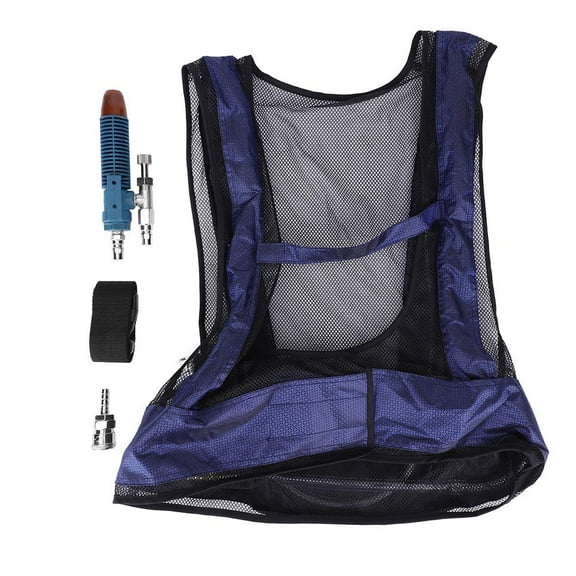 Mgaxyff Air Conditioner Waistcoat, Welding Steel Air Compressed Cooling Vest Vortex Tube Waistcoat