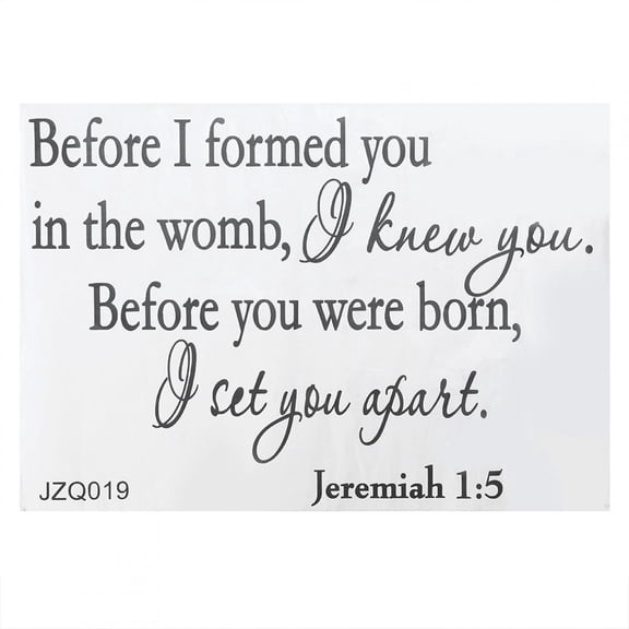 Mgaxyff Bible Verse Wall Decals Christian Quote PVC Wall Art Stickers Religious Decor