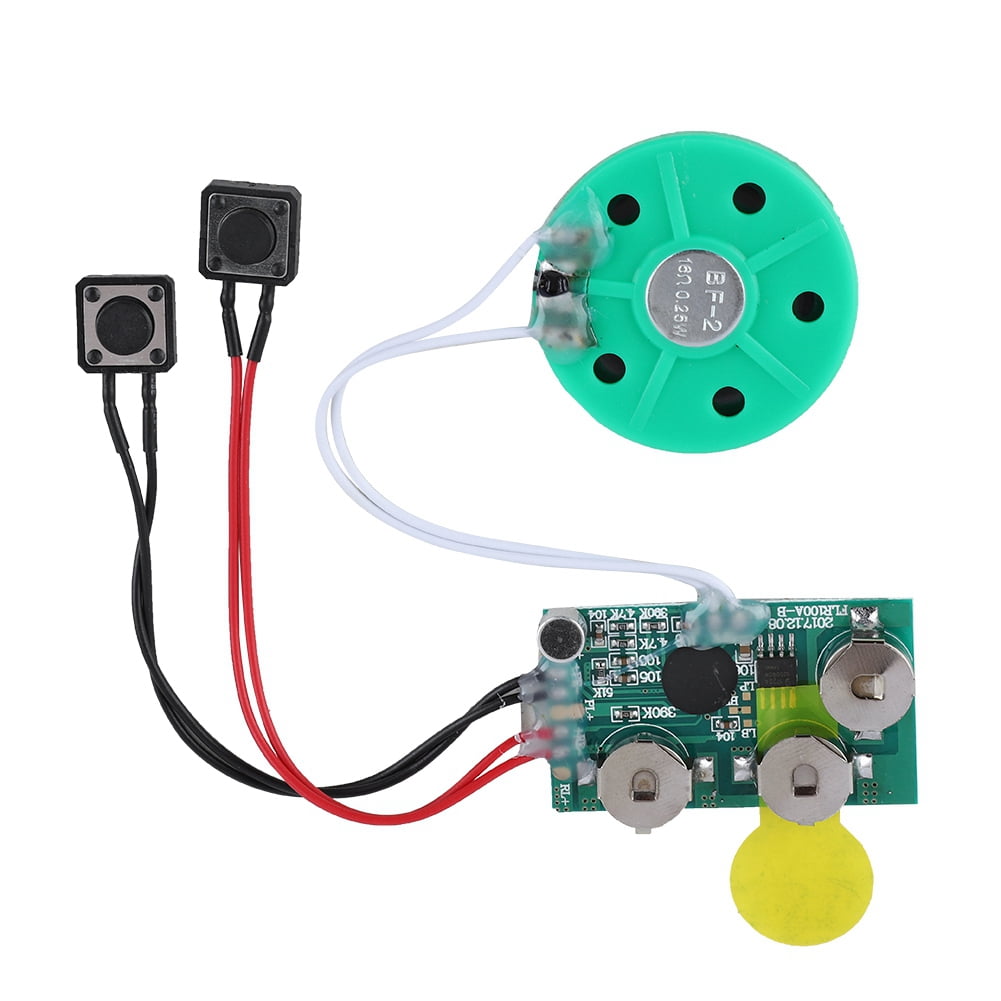 Mgaxyff DIY Greeting Card Chip 4 minutes Recordable Voice Sound Chip Voice Greeting Card