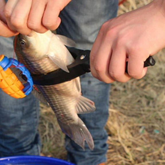 Mgaxyff Fishing Gripper Gear Tool ABS Grip Tackle Fish Lip Holder Trigger Clamp, Fishing Lip Holder, Grip Tackle