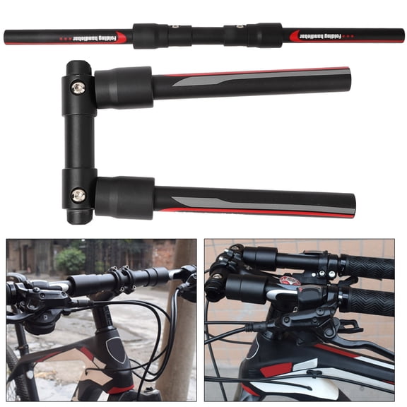 Mgaxyff Foldable Quick Release Mountain Bike Scooter Handlebar Bicycle DIY Replacement Accessory, Foldable Bicycle Handlebar, Bike Handlebar