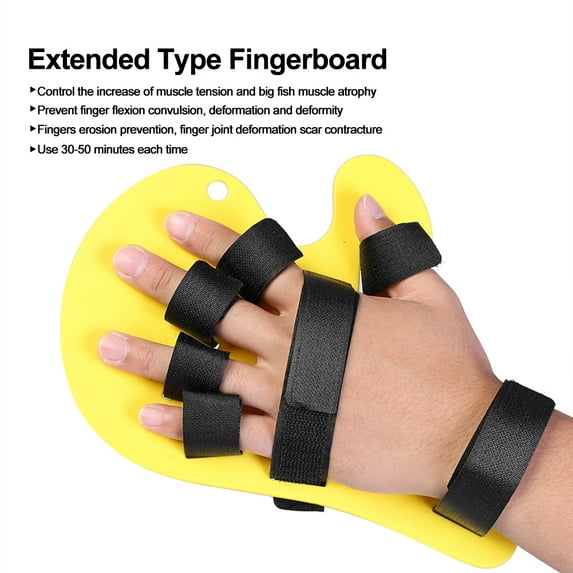 Mgaxyff Hand Brace,2 Colors Finger Orthotics Extended Type Fingerboard Stroke Hand Splint Training Support, Hand Splint