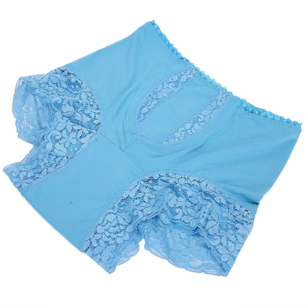 HUPOM Post Partum Underwear Women After Birth Womens Underwear High Waist  Leisure Tie Drop Waist Blue One Size 