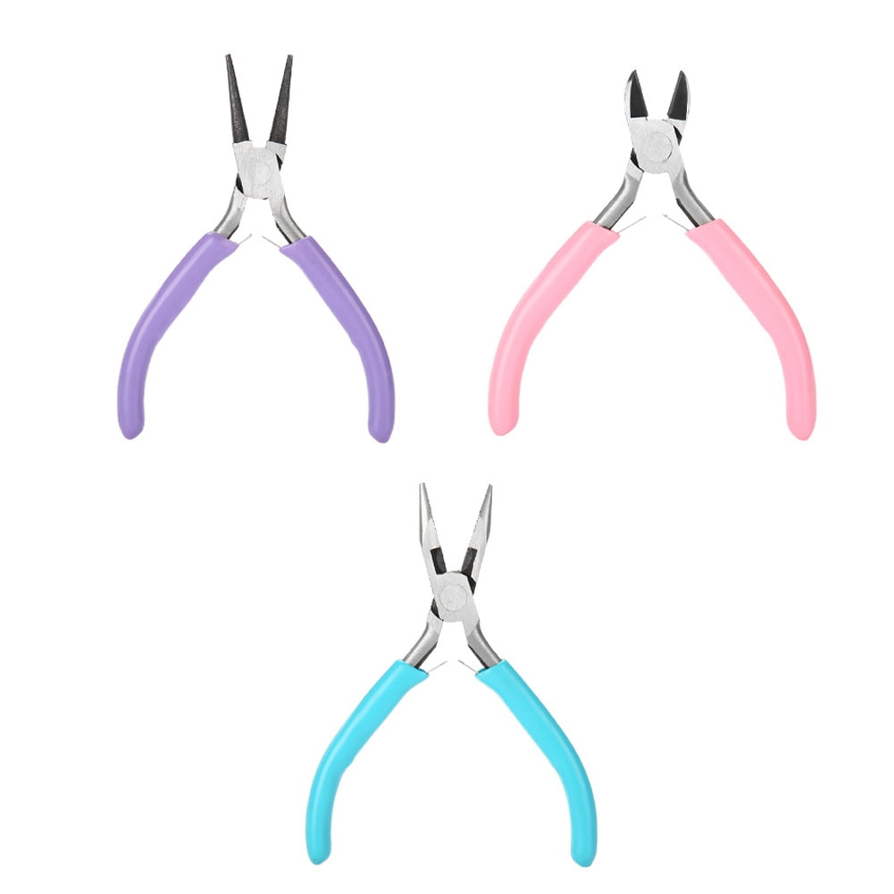 Mgaxyff Jewelry Pliers, 3pcs Jewelry Making Pliers Tools with Needle Nose  Pliers/Chain Nose Pliers, Round Nose Pliers and Wire Cutter for Jewelry  Repair, Wire Wrapping, Crafts, Jewelry Making Supplies 