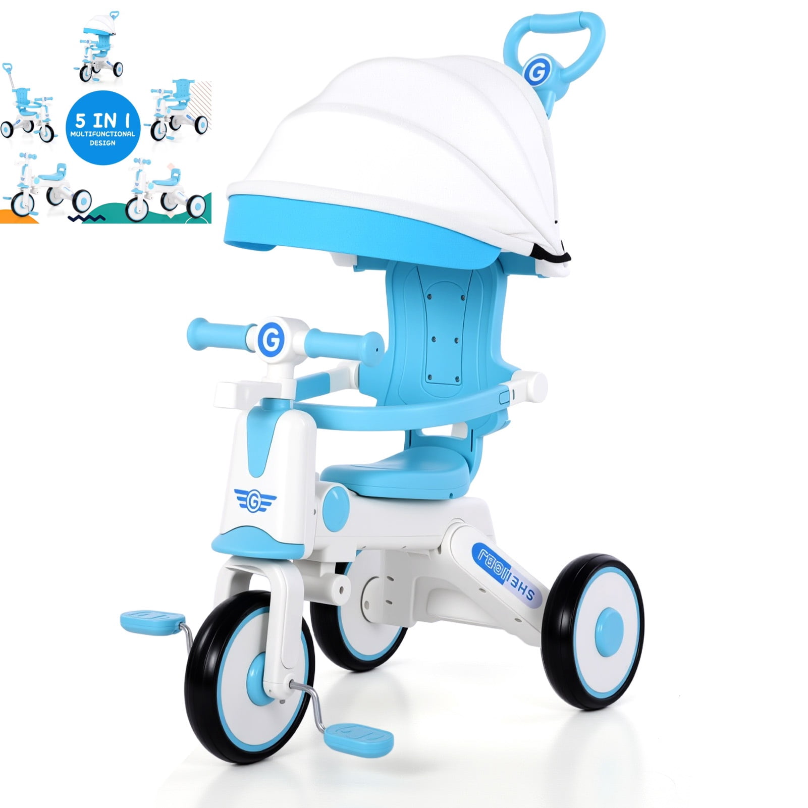 Radio Flyer, Tricycle, with Push Handle, 2-4 Years - Walmart.com