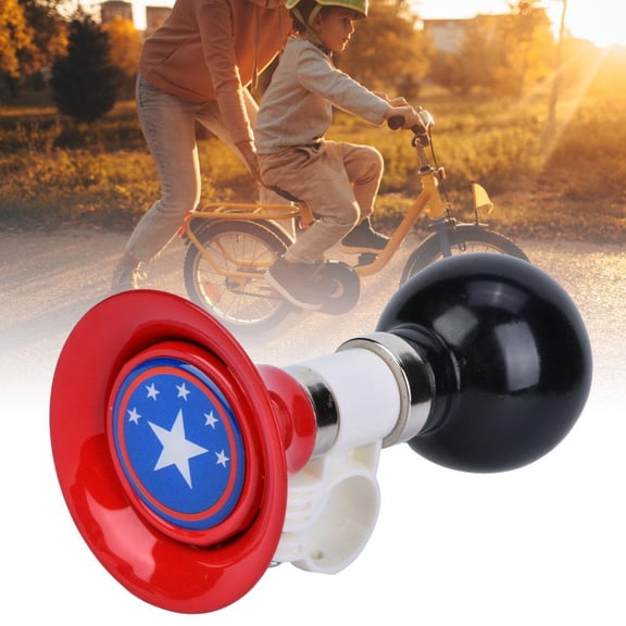 Mgaxyff Metal Rubber Loud Children Bicycle Kids Bike Horn Warning Bell for Boys Girls Accessory ,Children Bicycle Horn, Kids Bicycle Horn