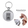 thumbnail image 1 of Mgaxyff Retractable Key Ring Belt Chain,Retractable Holder Steel  Key Ring Belt Clip Pull Chain Metal Card Badge, Key Ring Belt Chain Card, 1 of 7