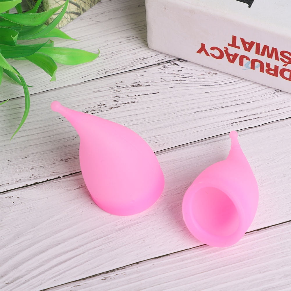 Mgaxyff Silicone Women Reusable Menstrual Cup Collector Safe Female