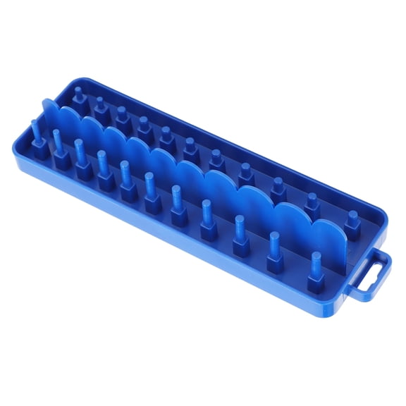 Mgaxyff Socket Storage1/4in Socket Storage Polypropylene Case Insert Row Rail Hanger Placing Repairing Tool