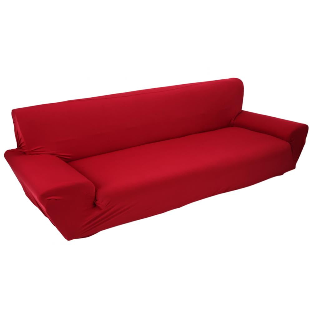 Mgaxyff Solid Pure Colour Home Couch Slipcover Stretch Sofa Cover 3