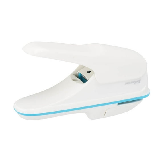 Mgaxyff Stapleless Stapler, ABS No Staple Stapling Machine Book Paper Staple-Free Stapler Binding Hand Tool, Stapleless Paper Stapler