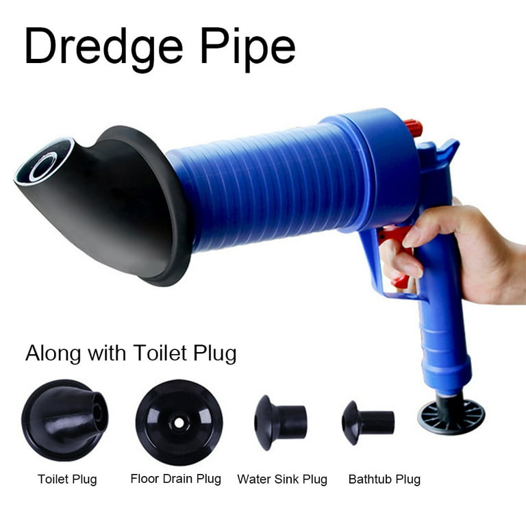 High Pressure Drain Plunger Toilet Plunger Dredge Clog Remover Air