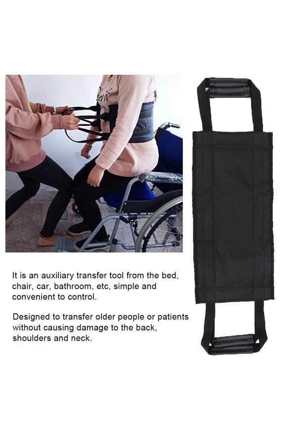 Mgaxyff Transfer Sling Moving Assist Hoist Gait Belt Harness Device,for Disabled, Elderly Safety Lifting Aids Home Bed Assist Handle Back Lift Mobility Belt for