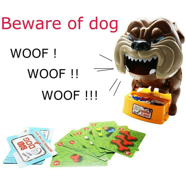 Funny Electronic Pet Dog Toys, Funny Parent Child Games, Dog Board  Games,Tricky Toy Games, Flake Out Bad Dog Bones Cards