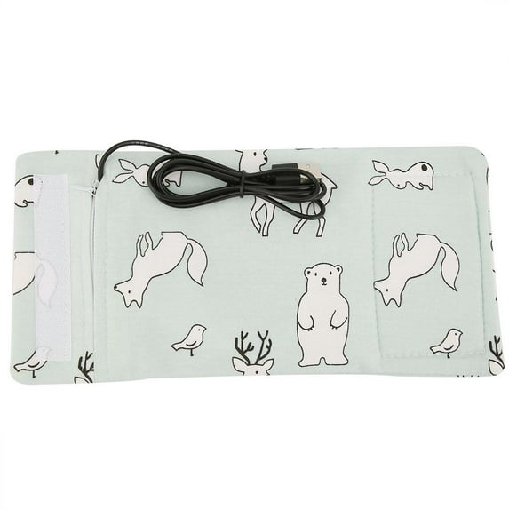 Mgaxyff USB Baby Bottle Warmer Portable Milk Travel Heater Storage Cover Insulation Thermostat , Infant Feeding Bottle Bag, USB Baby Bottle Warmer