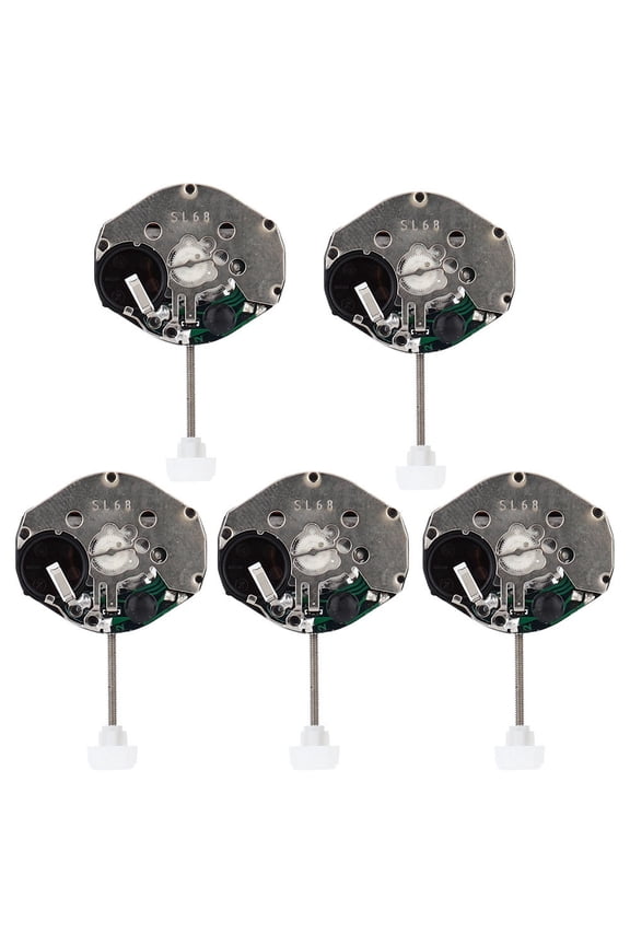 Watch Movement Replacement,5pcs SL68 Quartz Watch Movement Accessories Repairing Replacement Parts