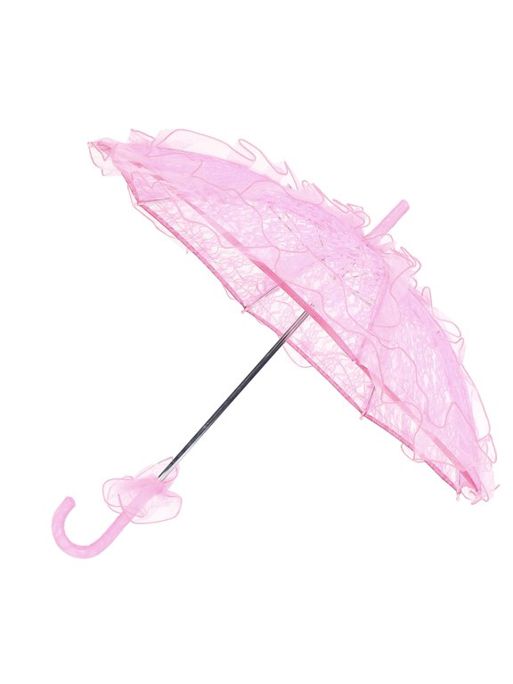 Wedding Decoration,Photography Supplies,Wedding Bride Umbrella Unique Foldable Lace Fabric Parasol Umbrella Performance Props