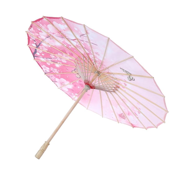 Mgaxyff Women Handmade Oiled Paper Umbrella Windproof Chinese Classical Dance Umbrella Paper Parasol Umbrella, Paper Umbrella