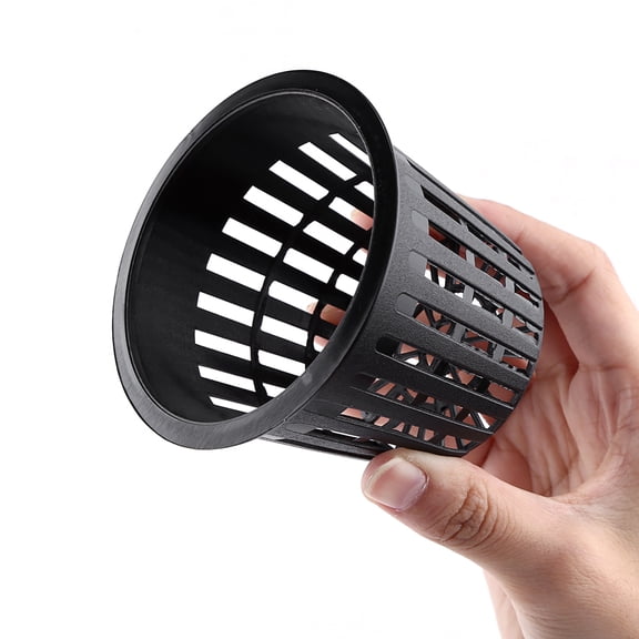 Mgaxyff hydroponic net,10pcs Heavy Duty Mesh Pot Net Cup Basket Hydroponic Plant Grow Clone Gardening, hydroponic mesh