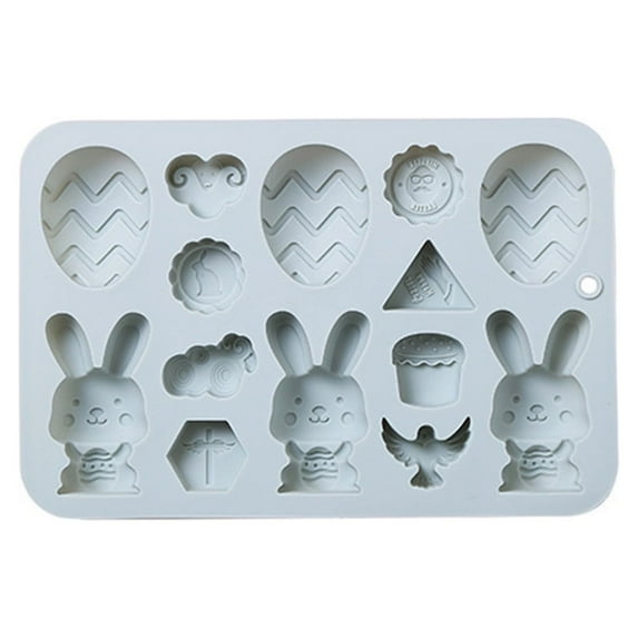 Mgcok Clearance Under 5$ 14 Easter Bunny Chocolate Baking Cake