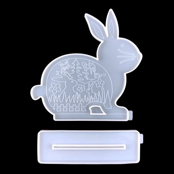 Mgcok Clearance Under 5$ Easter DIY Resin Crystal Epoxy Resin Molds For Books Office Home Decoration Gift