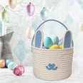 thumbnail image 1 of Mgcok Easter Bunny Basket Long Ears Bunny Storage Basket Tote Bag Easter Eggs Storage Basket Kids Gift Storage Tote Bag, 1 of 6