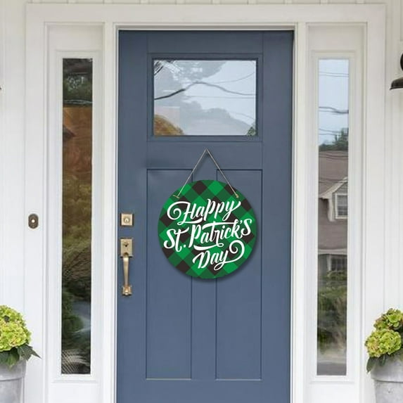 Mgcok St Patricks Day Welcome Door Sign St Patricks Day Door Decorations Saint Patricks Day Decorations For The Home- St Patricks Day Door Hanger Cottages St Patrick